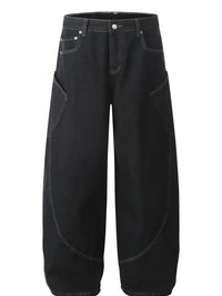 Men's Wash Wide Leg Cargo Jeans