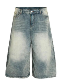 Men's Wash Wide - Leg Denim Shorts - Update AvenueTrendsi100400922501377100400922501377Men's Wash Wide - Leg Denim ShortsBlue