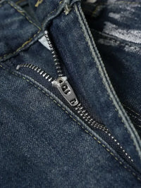 Men's Wash Wide Leg Jeans