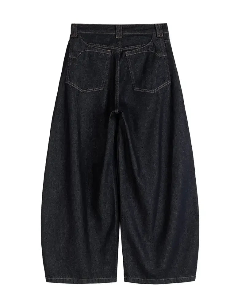 Men's Wash Wide Leg Jeans