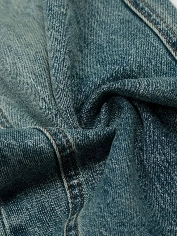 Men's Wash Wide Leg Jeans