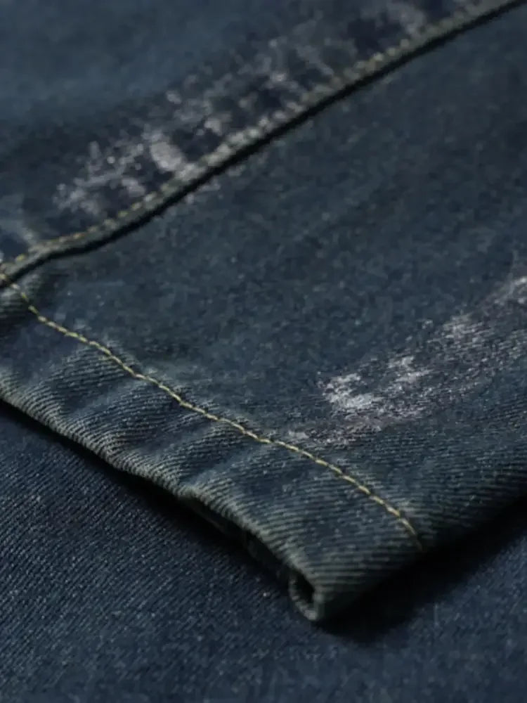 Men's Wash Wide Leg Jeans