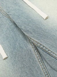 Men's Wash Wide Leg Jeans