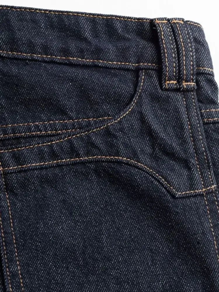 Men's Wash Wide Leg Jeans