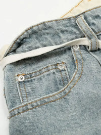 Men's Wash Wide Leg Jeans