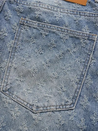Men's Wash Wide Leg Jeans