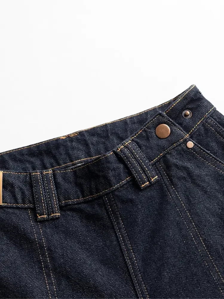 Men's Wash Wide Leg Jeans
