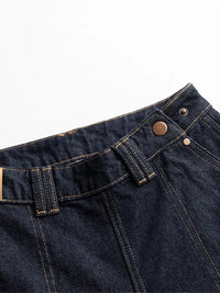 Men's Wash Wide Leg Jeans