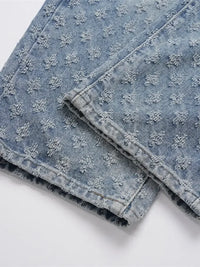 Men's Wash Wide Leg Jeans