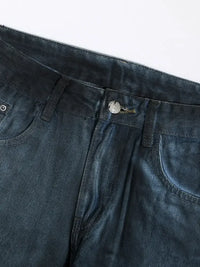 Men's Wash Wide Leg Jeans