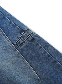 Men's Wash Wide Leg Relaxed Fit Jeans