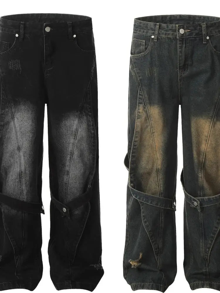 Men's Washed Baggy Jeans - Update AvenueTrendsi100400269042483100400269042483Men's Washed Baggy JeansBlue