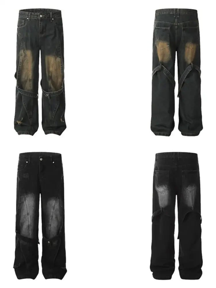Men's Washed Baggy Jeans - Update AvenueTrendsi100400269042483100400269042483Men's Washed Baggy JeansBlue