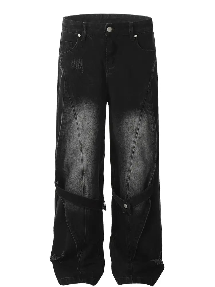 Men's Washed Baggy Jeans - Update AvenueTrendsi100400269047722100400269047722Men's Washed Baggy JeansBlack