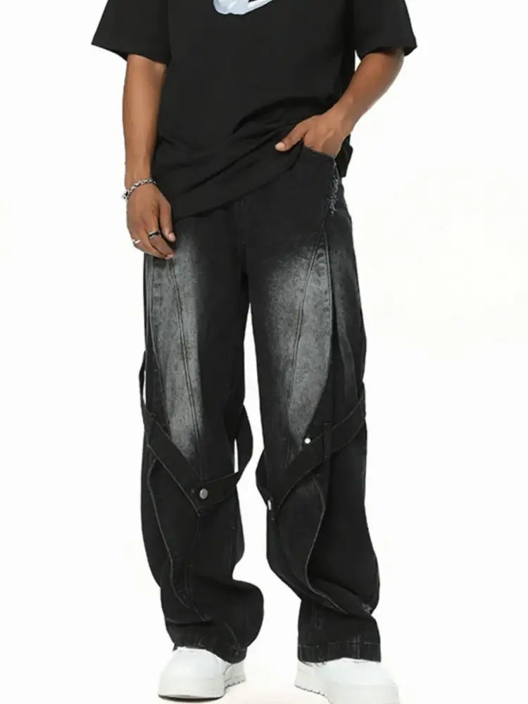 Men's Washed Baggy Jeans - Update AvenueTrendsi100400269047722100400269047722Men's Washed Baggy JeansBlack