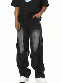 Men's Washed Baggy Jeans - Update AvenueTrendsi100400269047722100400269047722Men's Washed Baggy JeansBlack