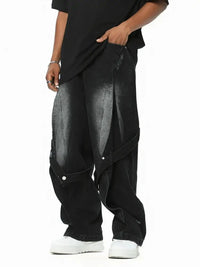 Men's Washed Baggy Jeans - Update AvenueTrendsi100400269047722100400269047722Men's Washed Baggy JeansBlack
