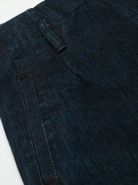 Men's Washed Button Fly Curved Jeans - Update AvenueTrendsi100400273606225100400273606225Men's Washed Button Fly Curved JeansDark Blue