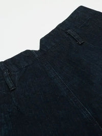 Men's Washed Button Fly Curved Jeans - Update AvenueTrendsi100400273606225100400273606225Men's Washed Button Fly Curved JeansDark Blue