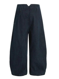 Men's Washed Button Fly Curved Jeans - Update AvenueTrendsi100400273606225100400273606225Men's Washed Button Fly Curved JeansDark Blue