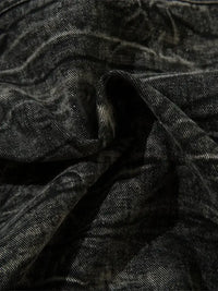Men's Washed Button Up Denim Jacket