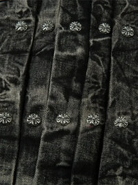 Men's Washed Button Up Denim Jacket
