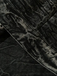 Men's Washed Button Up Denim Jacket