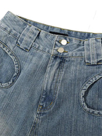 Men's Washed Denim Bermuda Shorts with Curved Pocket Detail - Update AvenueTrendsi100400163838624100400163838624Men's Washed Denim Bermuda Shorts with Curved Pocket DetailBlue