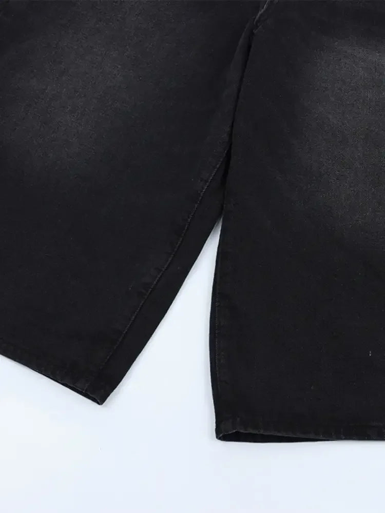 Men's Washed Denim Shorts