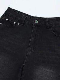 Men's Washed Denim Shorts