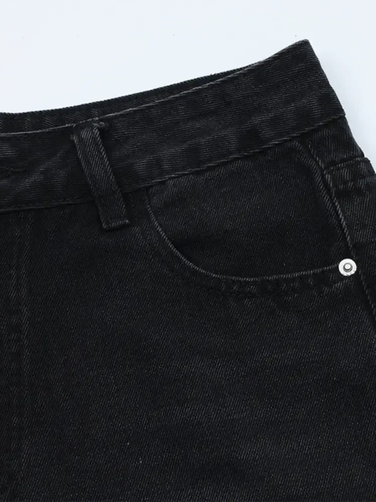 Men's Washed Denim Shorts