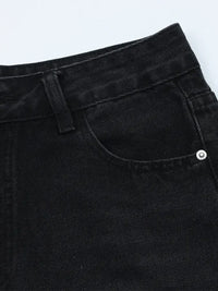 Men's Washed Denim Shorts