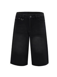 Men's Washed Denim Shorts