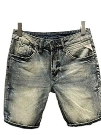 Men's Washed Denim Shorts - Update AvenueTrendsi100400274199534100400274199534Men's Washed Denim ShortsYellow