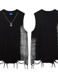 Men's Washed Distressed V - Neck Tank - Update AvenueTrendsi100400898828121100400898828121ec3dc6045e384caf84804ca72867878b - Max - OriginBlack