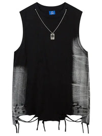 Men's Washed Distressed V - Neck Tank - Update AvenueTrendsi100400898828121100400898828121185362420a964c1ea9e6c29897b41c49 - Max - OriginBlack