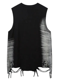 Men's Washed Distressed V - Neck Tank - Update AvenueTrendsi10040089882812110040089882812192b2e307cc55492196354b136eb6fb9a - Max - OriginBlack