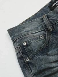 Men's Washed Distressed Wide - Leg Jeans - Update AvenueTrendsi100400841660145100400841660145Men's Washed Distressed Wide - Leg JeansDirty Stained Blue