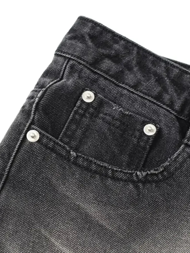 Men's Washed Flare Jeans