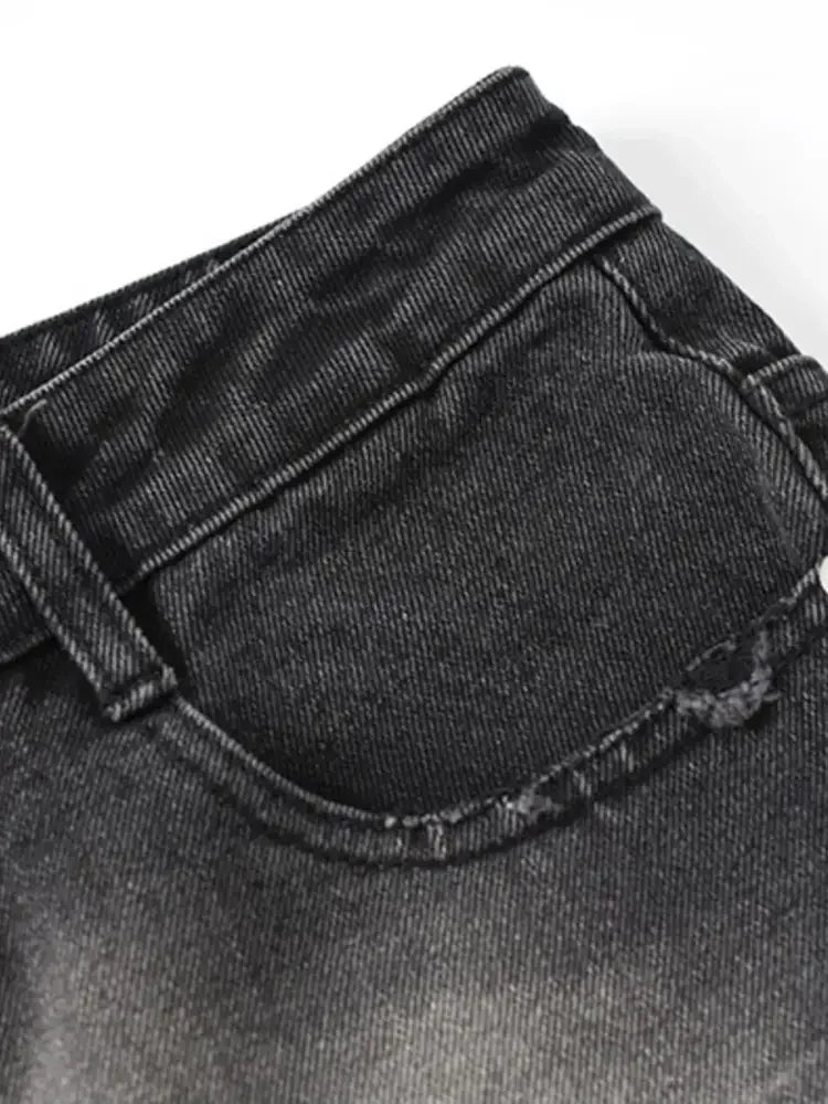 Men's Washed Flare Jeans