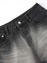 Men's Washed Flare Jeans