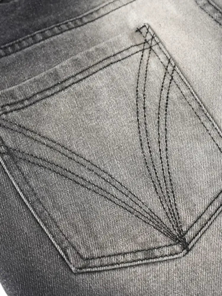 Men's Washed Flare Jeans