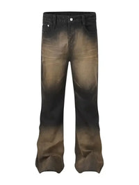 Men's Washed Flare Jeans
