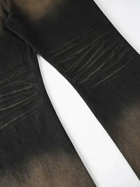 Men's Washed Flare Jeans