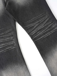 Men's Washed Flare Jeans