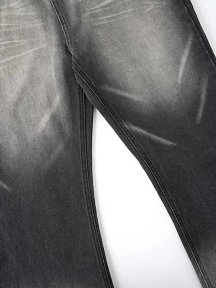 Men's Washed Flare Jeans