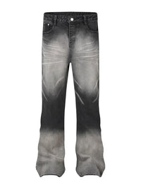 Men's Washed Flare Jeans