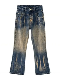 Men's Washed Jeans with Pockets
