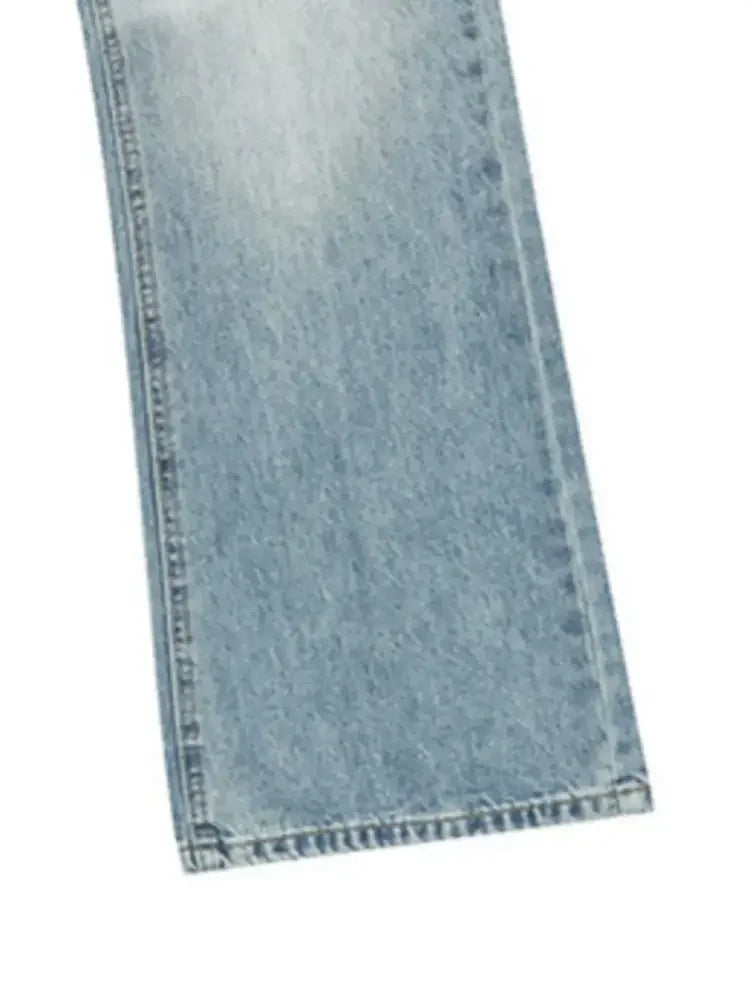 Men's Washed Loose Fit Jeans