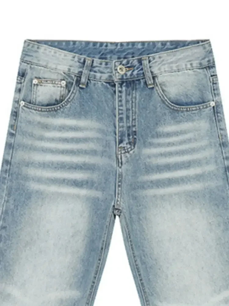 Men's Washed Loose Fit Jeans